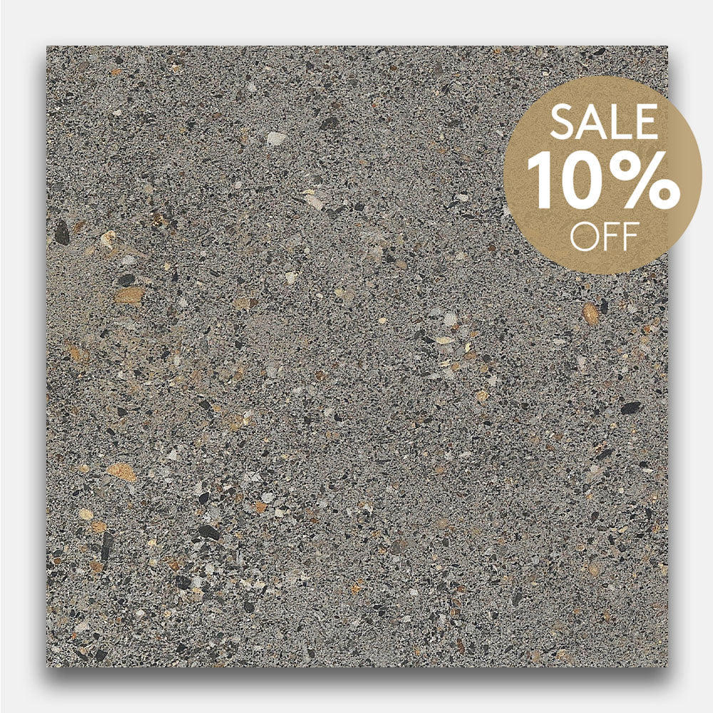 Atlanta Dark Grey 600x600 Matt Porcelain Tile