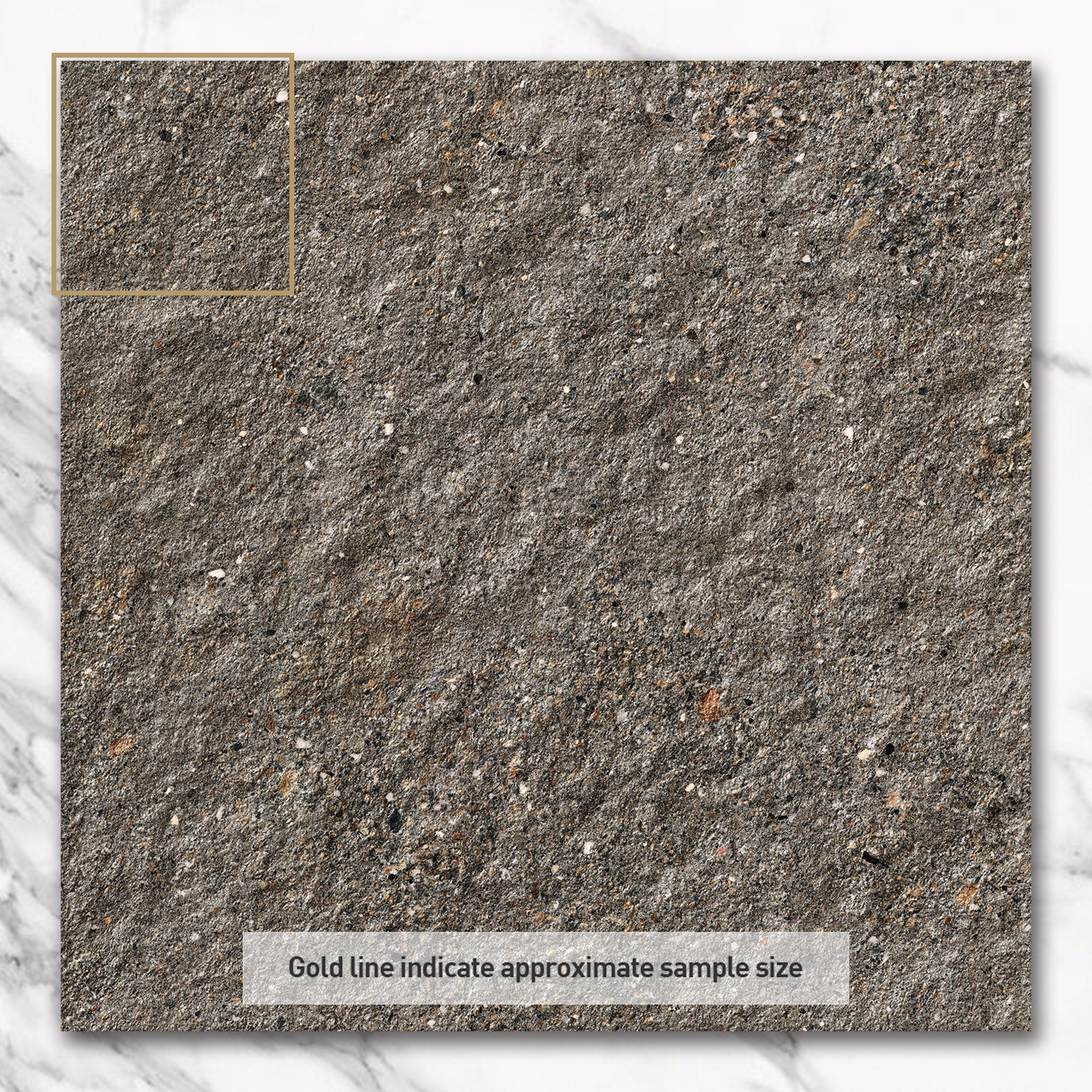 Atlanta Dark Grey 600x600x20 Outdoor Porcelain Paver Tile