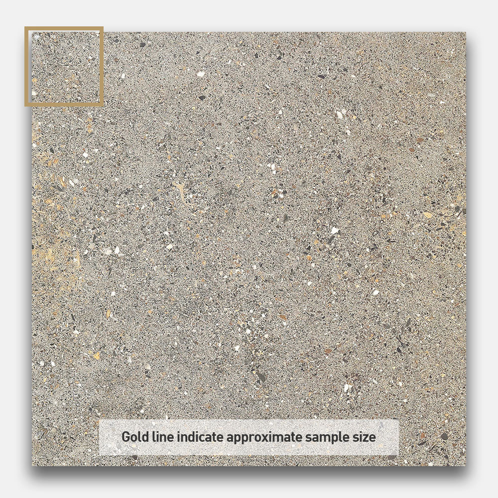 Atlanta Light Grey 600x600 Lappato Porcelain Tile