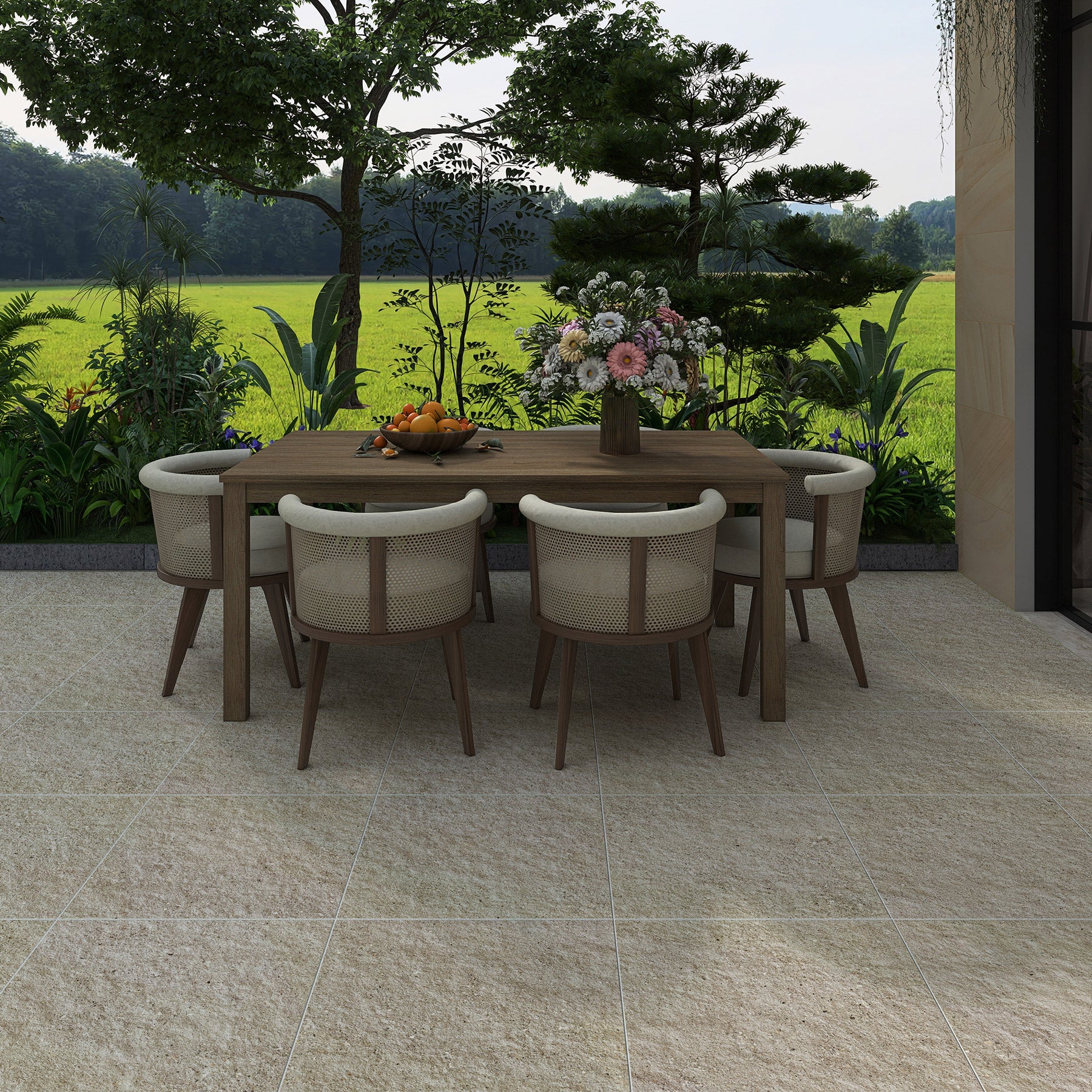 Atlanta White 600x600x20 Outdoor Porcelain Paver Tile