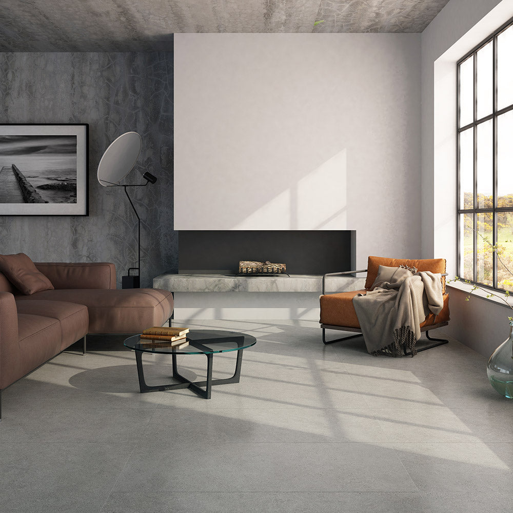 Audino Grey 600x1200 Concrete Look Outdoor Porcelain Tile