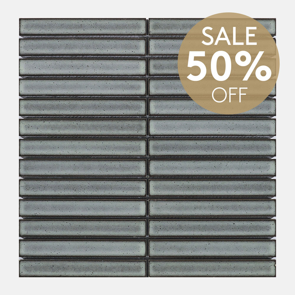 Bamboo Grey 20x145 Gloss Kit Kat Tile
