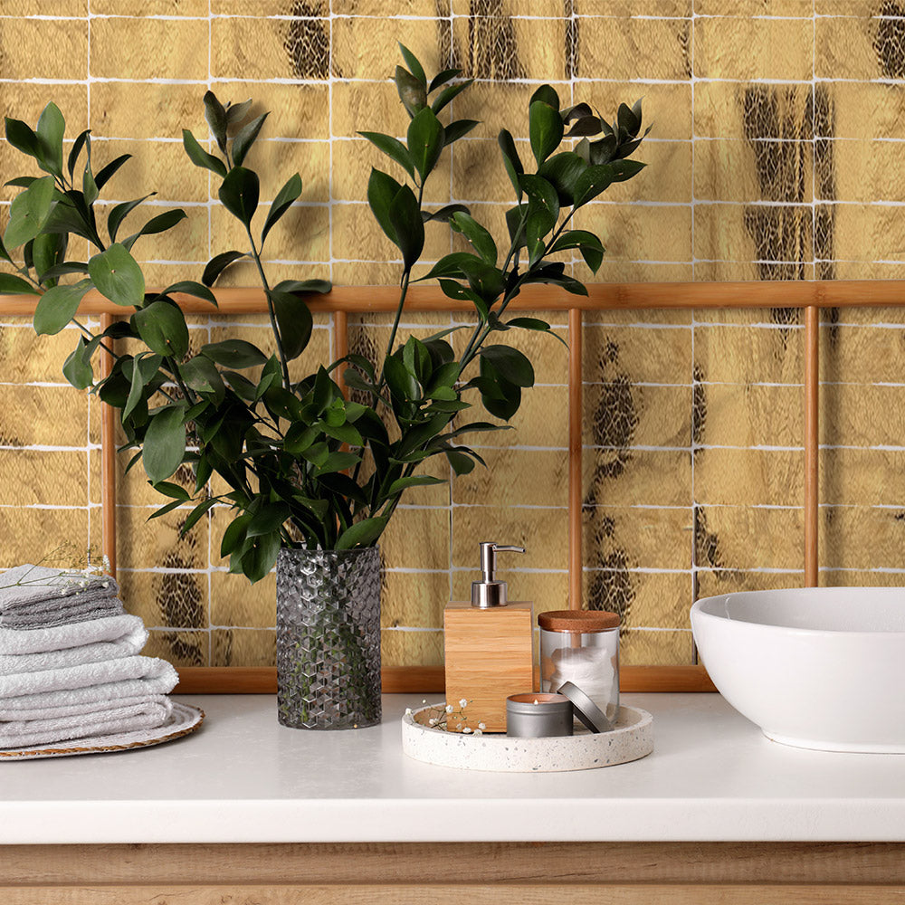 Barcelona Gold 65X130 Gloss Subway Tile