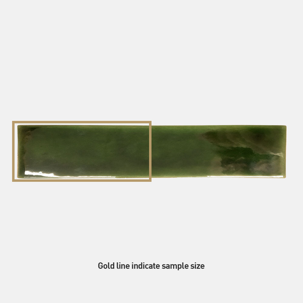 Barcelona Urano Green 50X250 Gloss Subway Tile