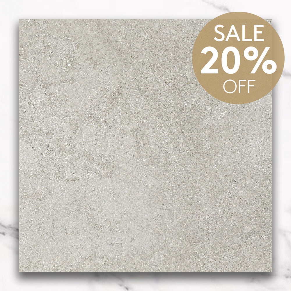 Bordeaux Grey 300X300 Matt Marble Look Porcelain Tile