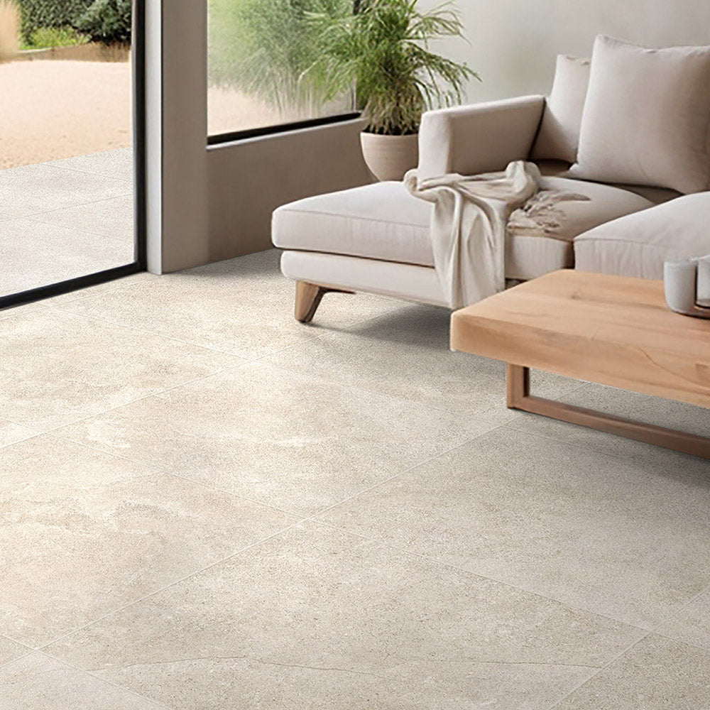 Bordeaux Beige 300X600 Matt Marble Look Porcelain Tile