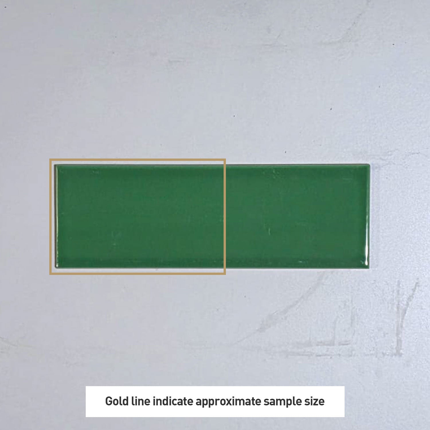 Bottega Green 100x300 Gloss Subway Tile