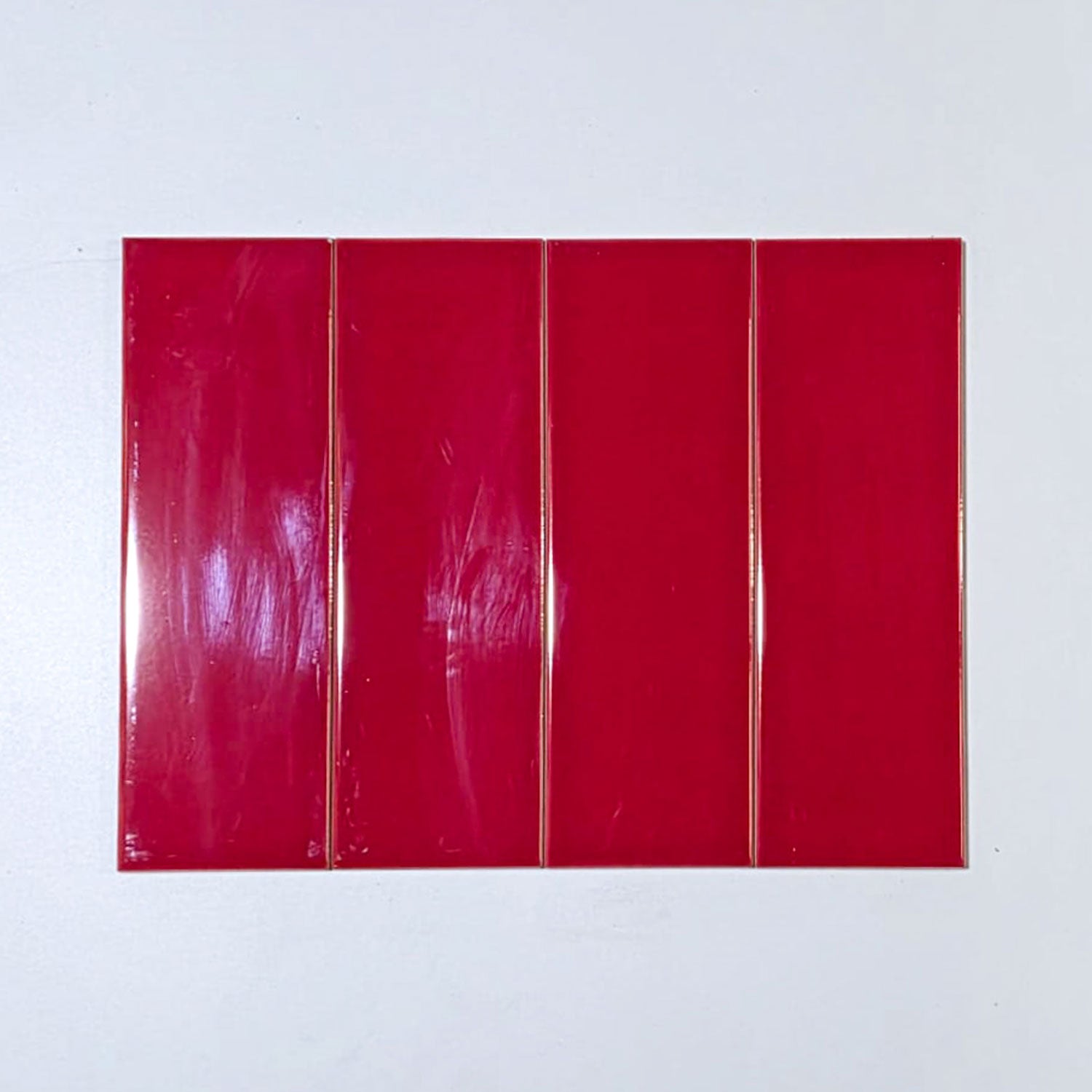 Bottega Red 100x300 Gloss Subway Tile