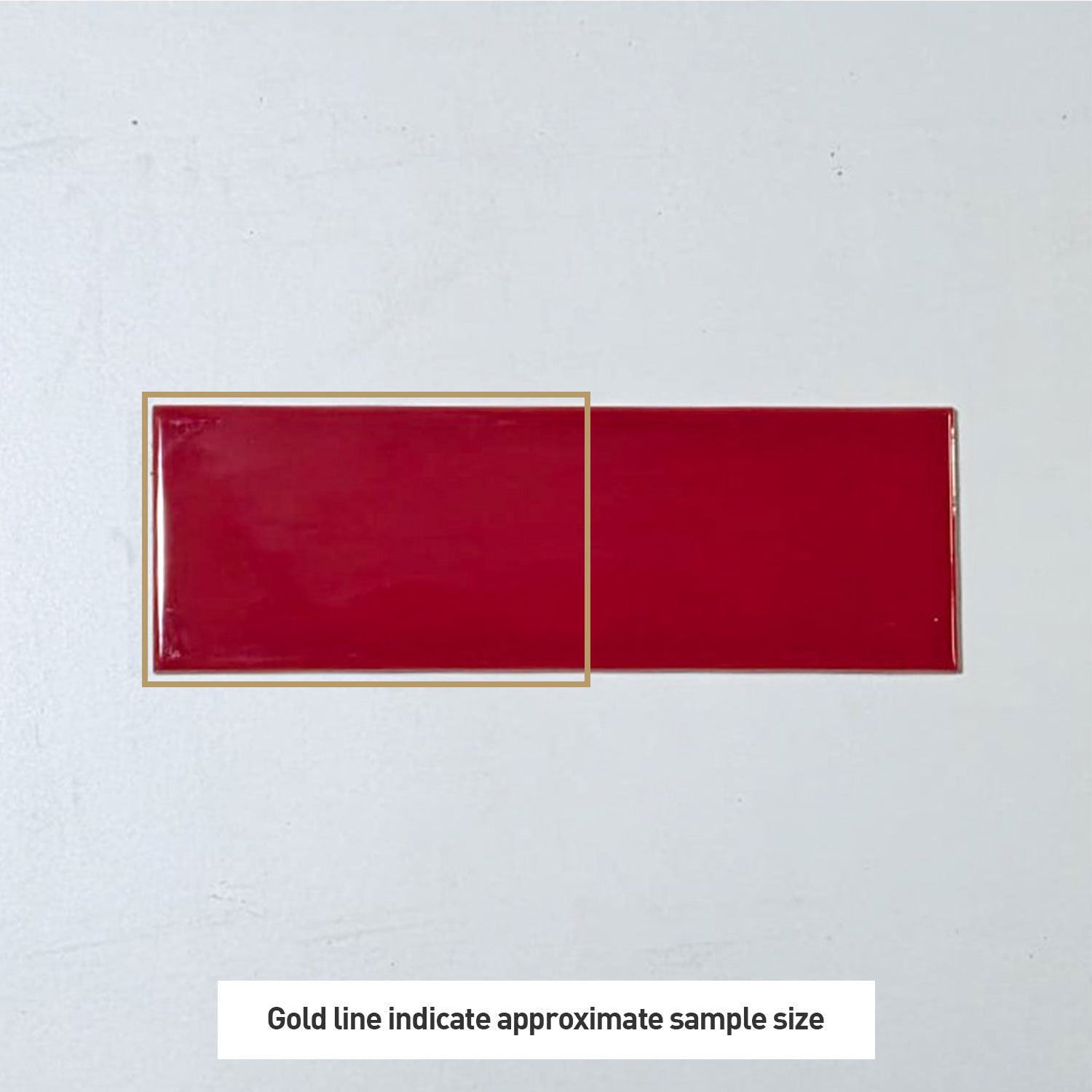 Bottega Red 100x300 Gloss Subway Tile