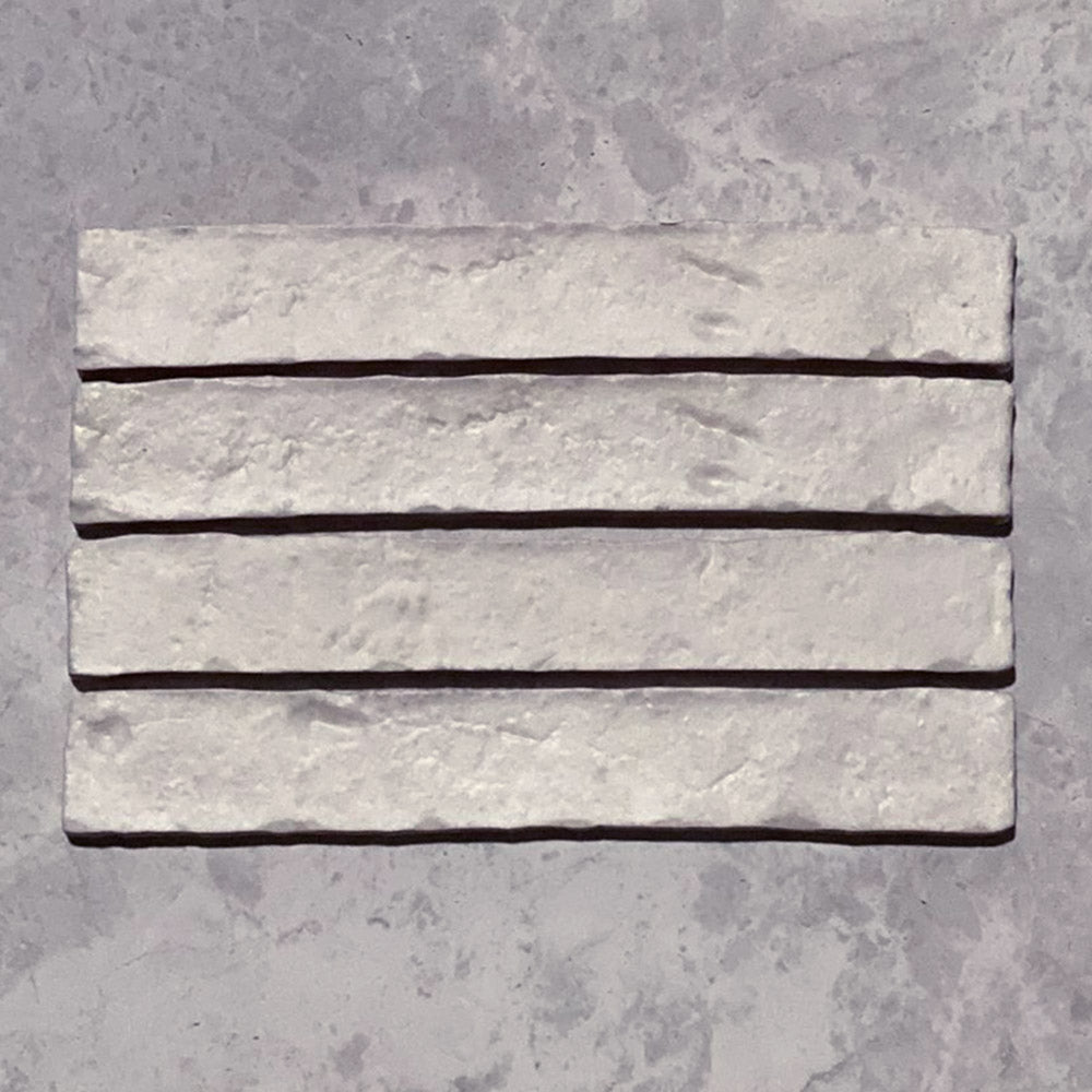 Brickfield White 35x230x10.4 Subway Brick Porcelain Tiles