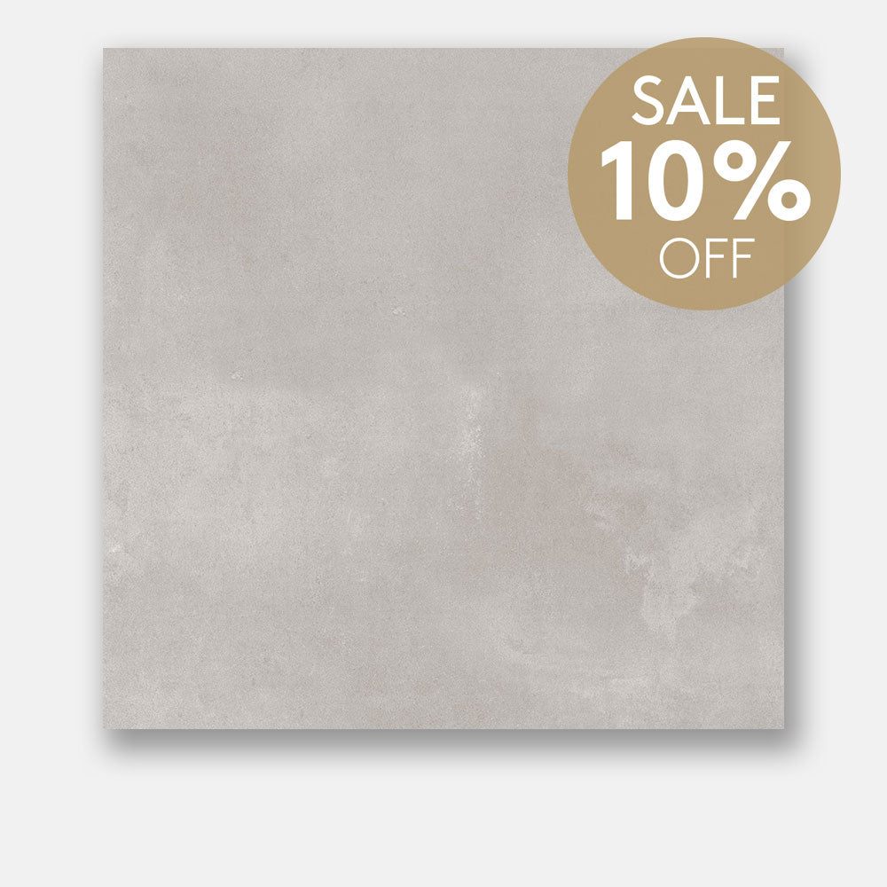 Brooklyn Light Grey 600x600 Matt Porcelain Tile