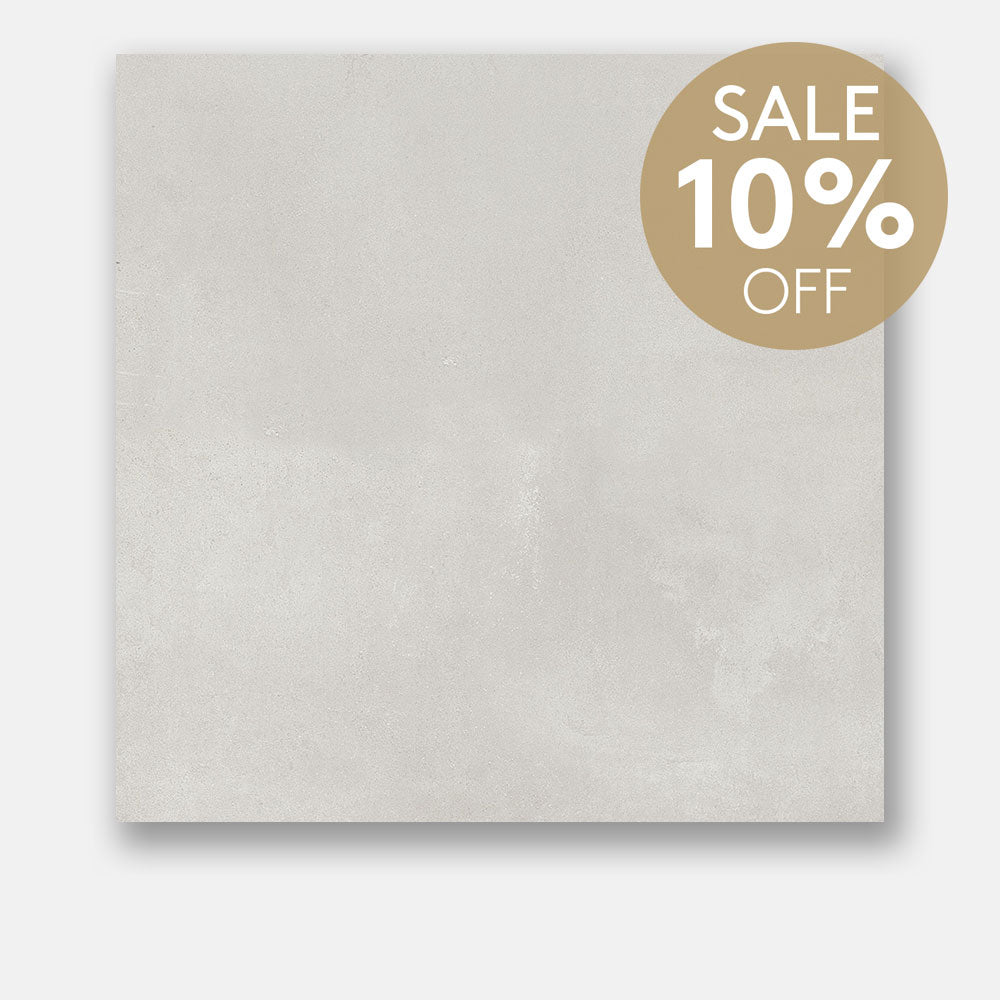 Brooklyn White 600x600 Matt Porcelain Tile