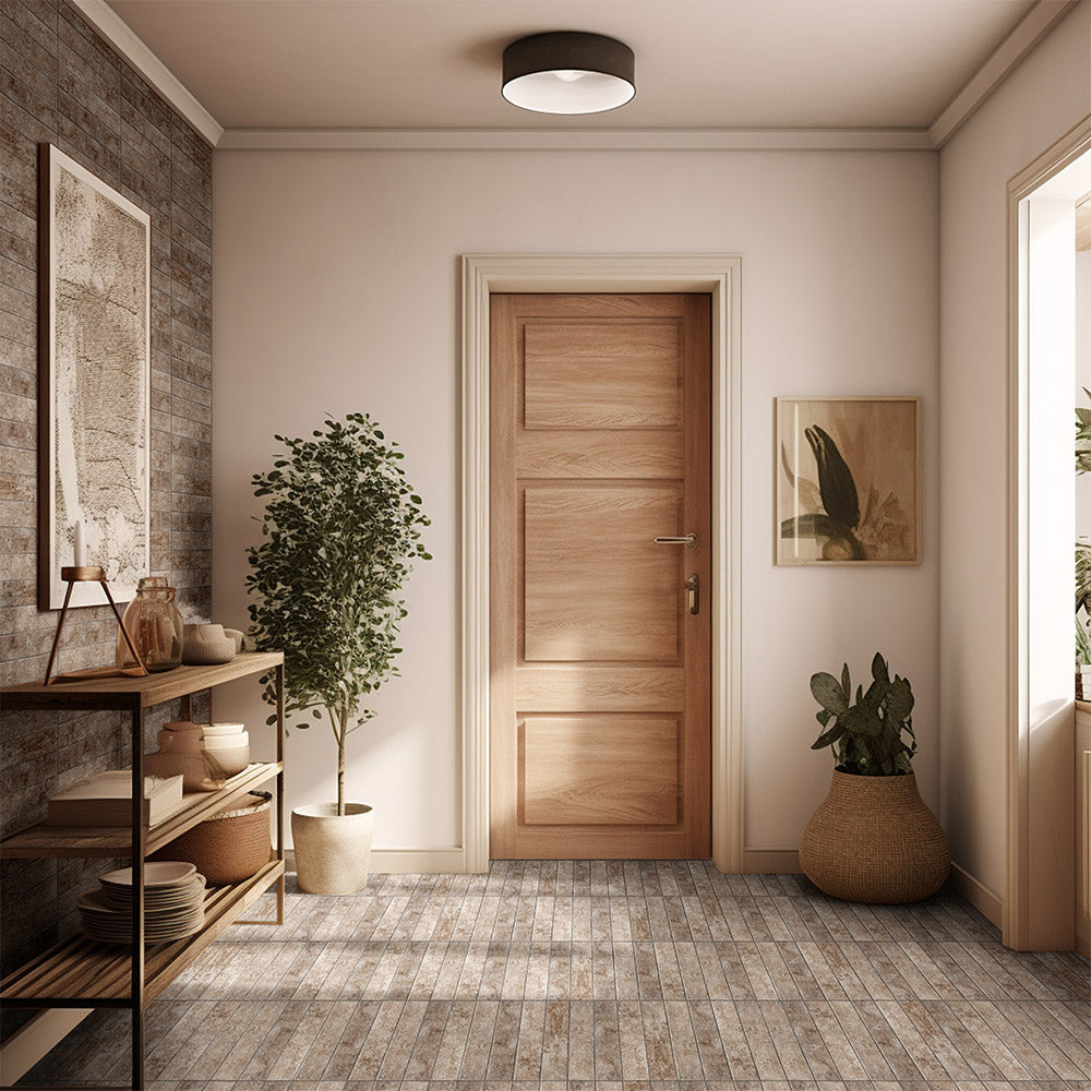 Capri Driftwood Brown 60x250 Brick Look Subway Tile