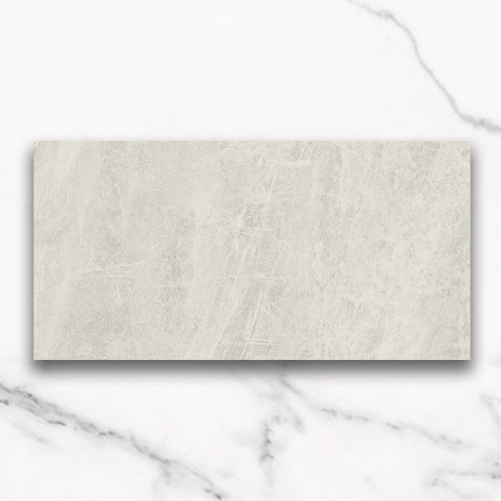 Caspian White 600X1200 Matt Porcelain Tile