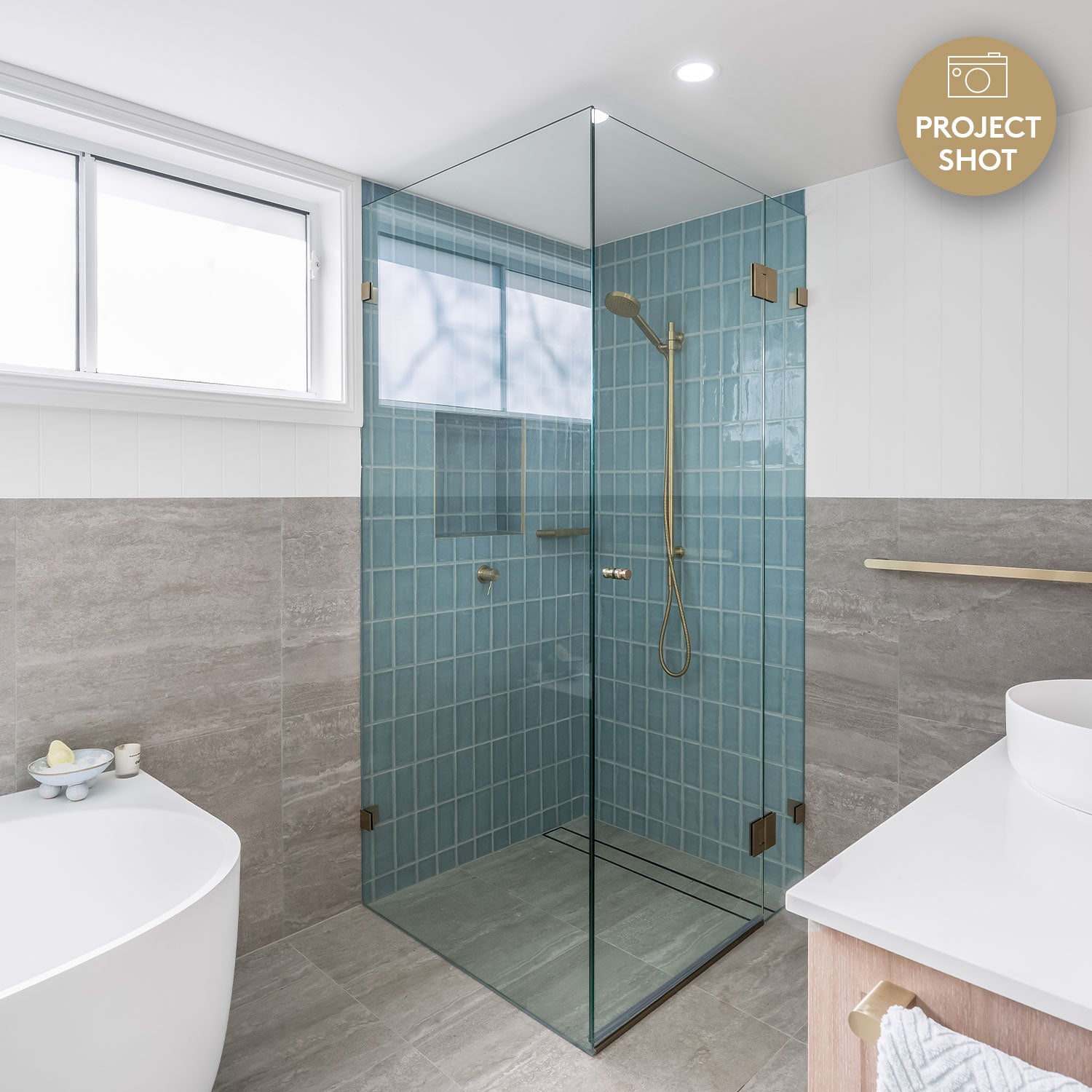 Manhattan Ocean 75x150 Gloss Subway Tile
