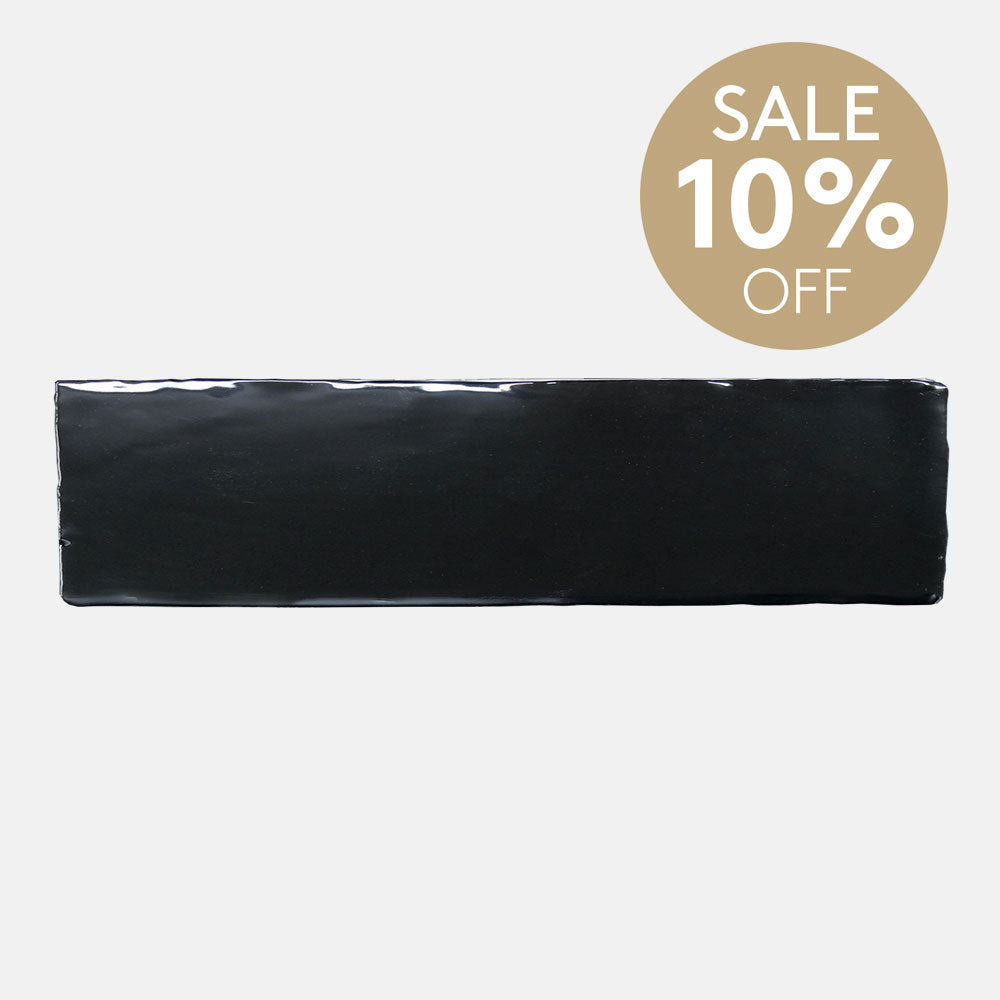 Columbus Nero 75x300 Gloss Subway Tile