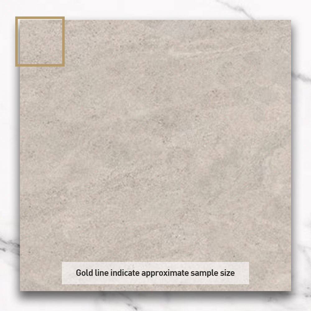 Concerta Light Grey 900x900 Limestone Look Lappato Porcelain Tile