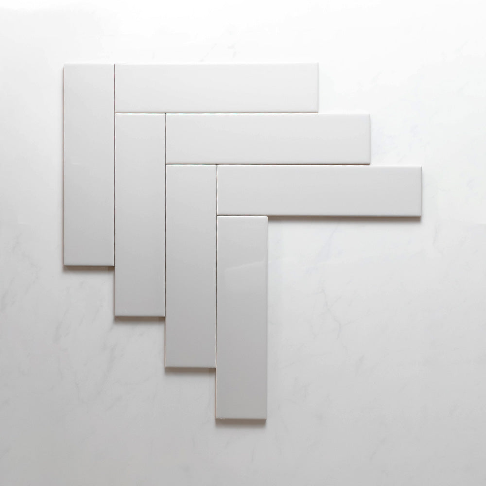 Cascade Light Grey 75x300 Gloss Unrectified Subway Tile
