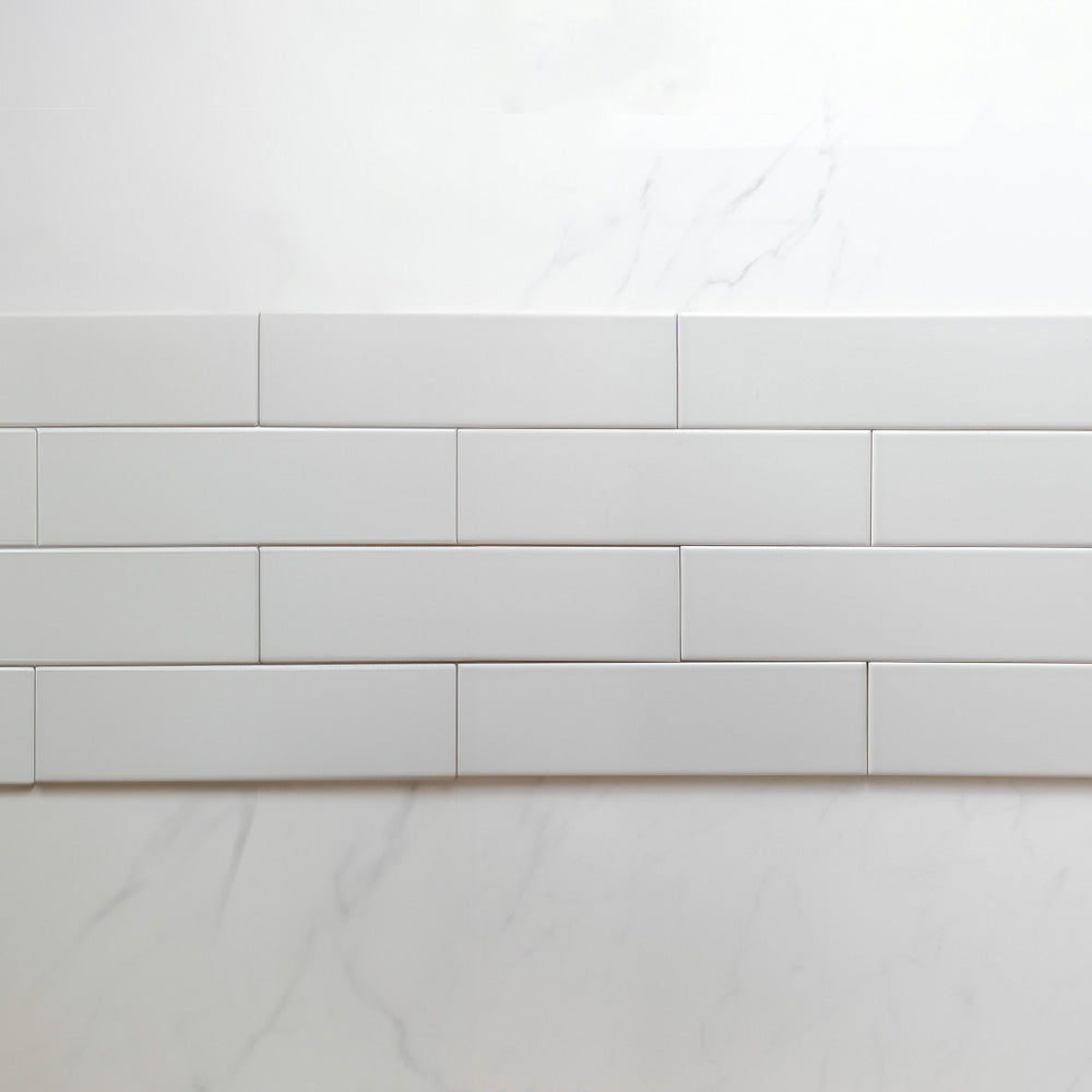 Cascade Light Grey 75x300 Matt Cushion Edge Subway Tile