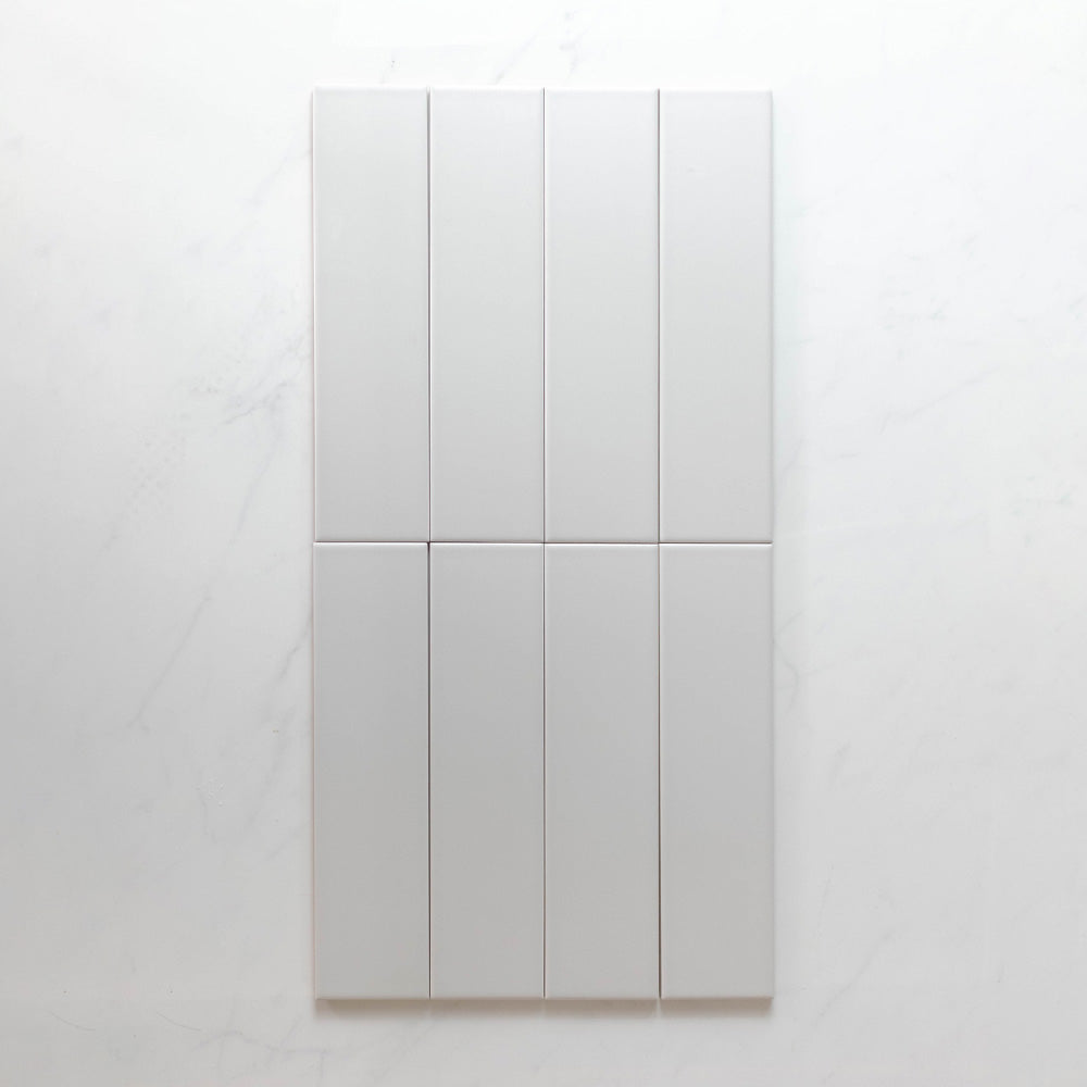 Cascade Light Grey 75x300 Matt Cushion Edge Subway Tile