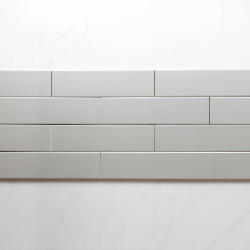Cascade Taupe 75x300 Matt Cushion Edge Subway Tile