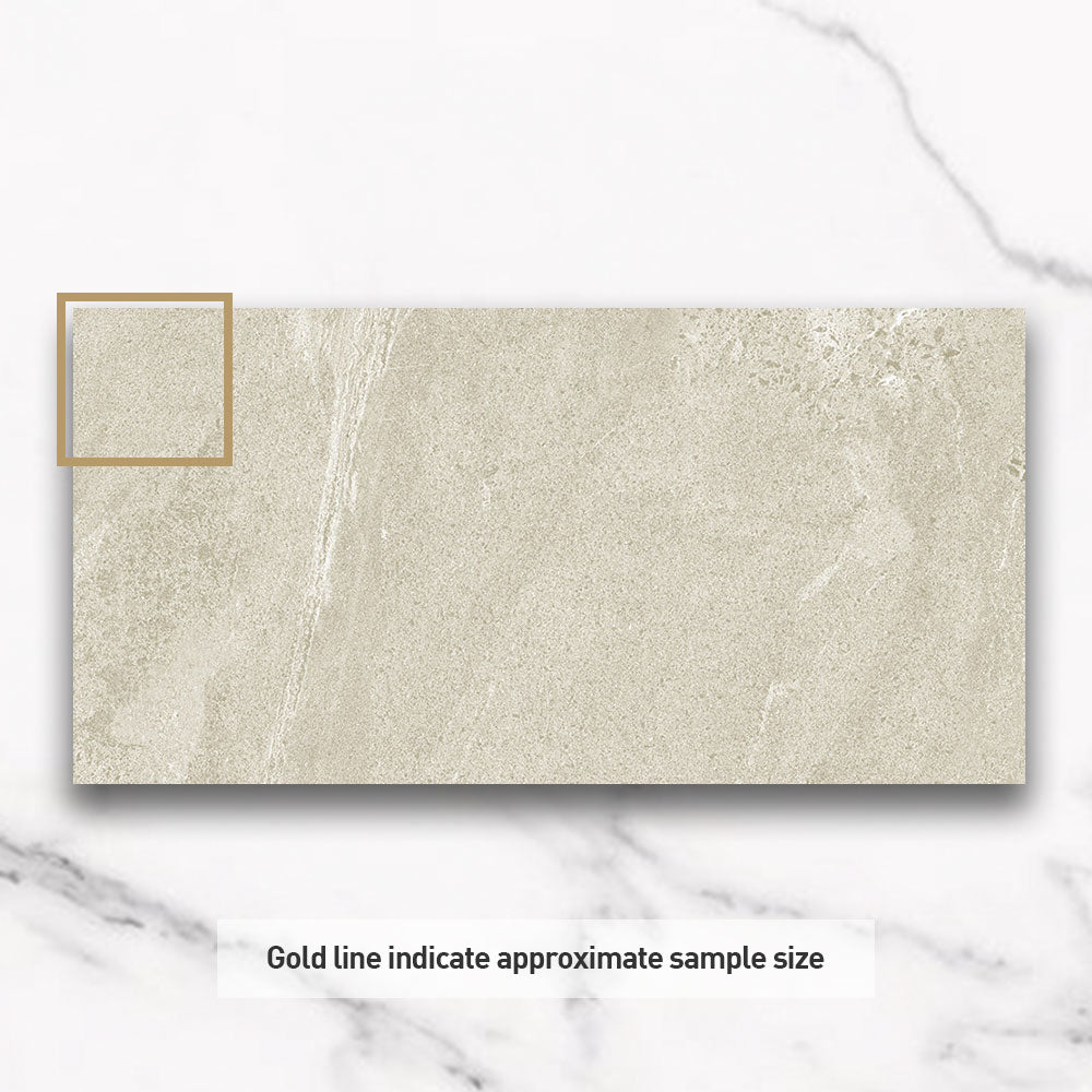 Elysium Beige 300x600 Matt Limestone Look Porcelain Tile