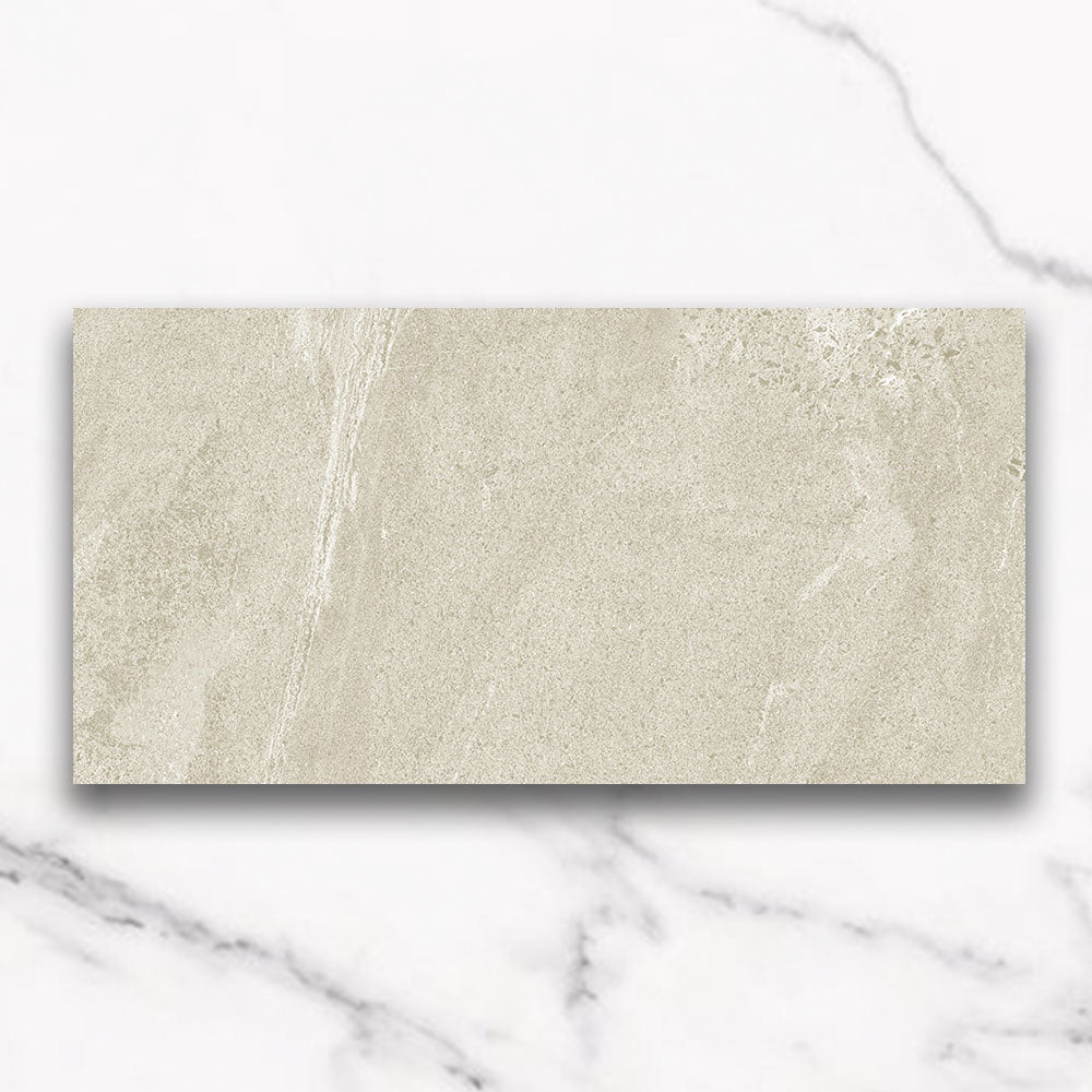 Elysium Beige 300x600 Matt Limestone Look Porcelain Tile