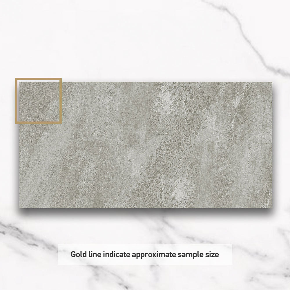 Elysium Grey 300x600 Outdoor Limestone Look Porcelain Tile