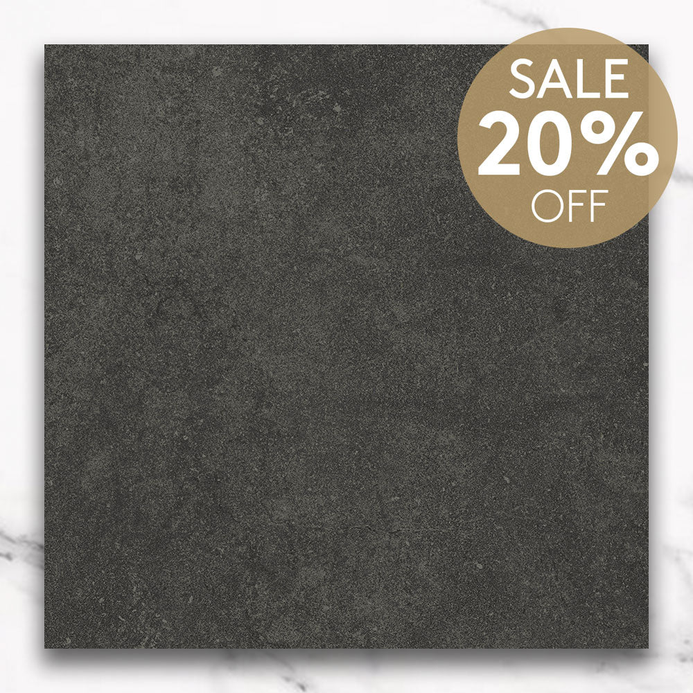 Essen Charcoal 600X600 Matt Porcelain Tile
