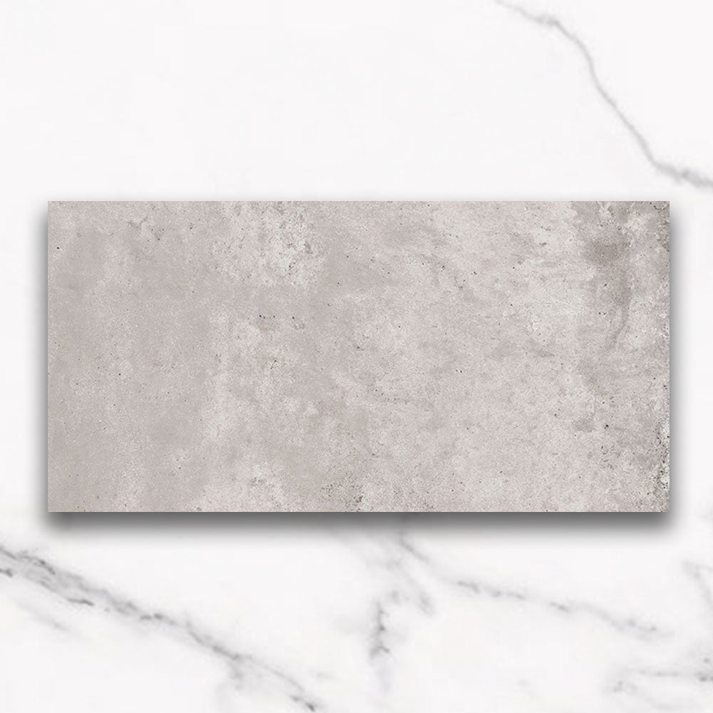 Evolene Light Grey 600X1200 Outdoor Concrete Look Porcelain Tile