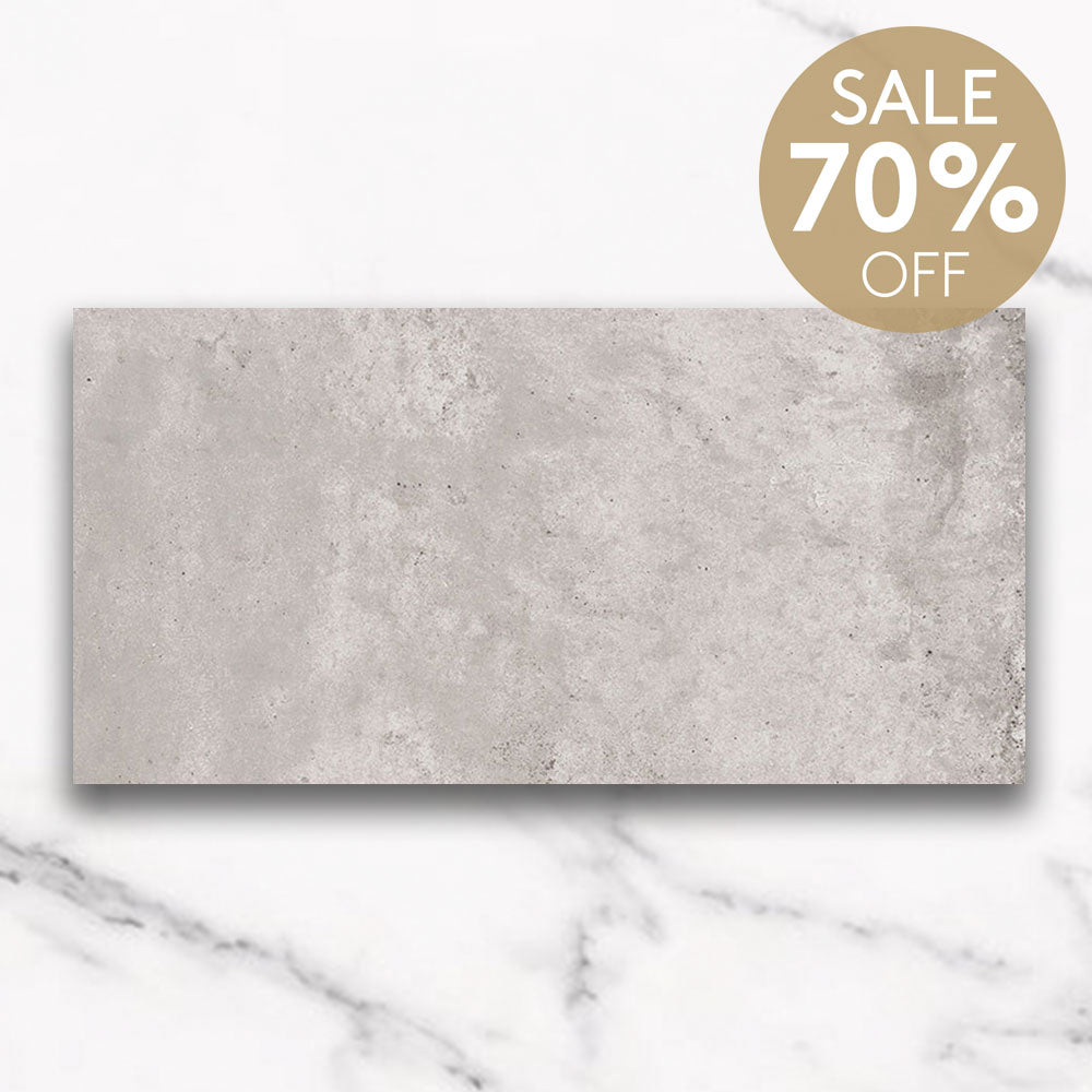 Evolene Light Grey 600X1200 Outdoor Concrete Look Porcelain Tile