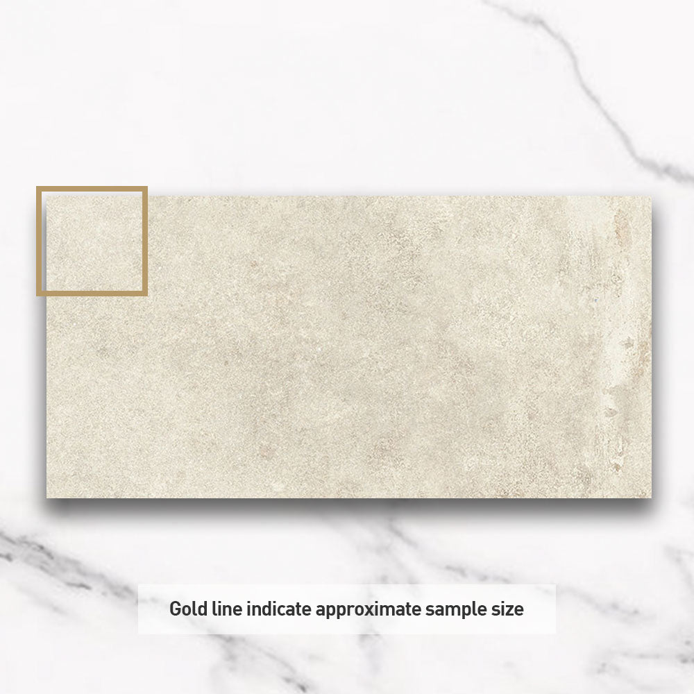 Evolene White 600X1200 Outdoor Concrete Look Porcelain Tile