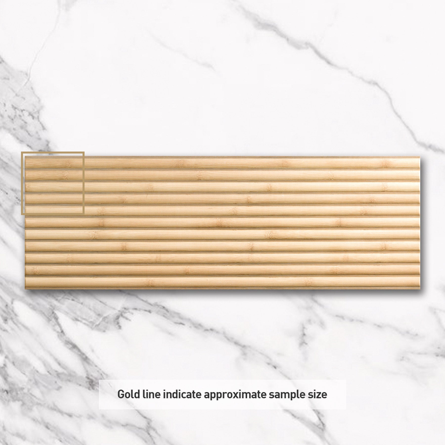 Florence Bamboo Natural 400x1200 Porcelain Wall Tile