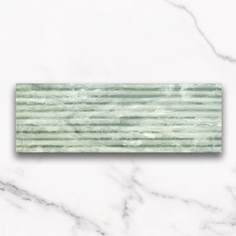 Florence Travertino Green 400x1200 Porcelain Wall Tile