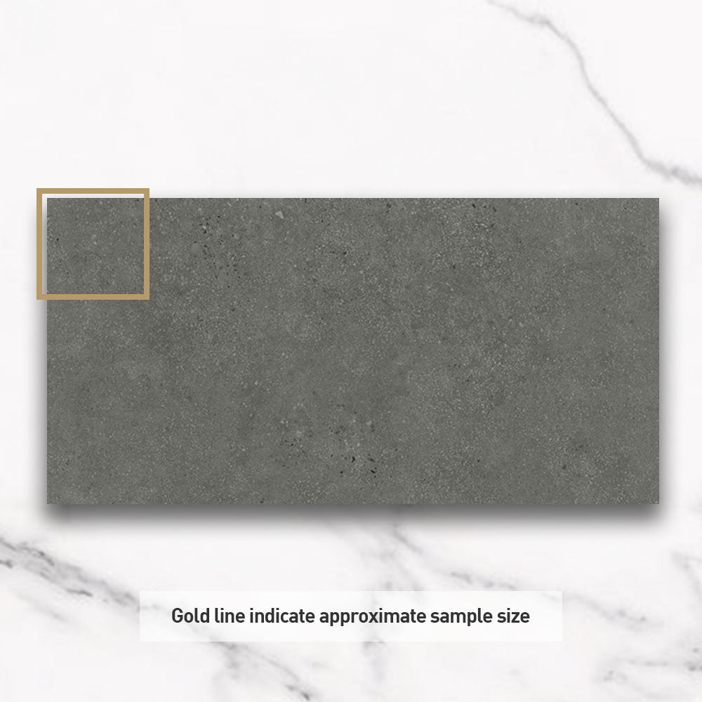 Galway Charcoal 300x600 Matt Concrete Look Porcelain Tile