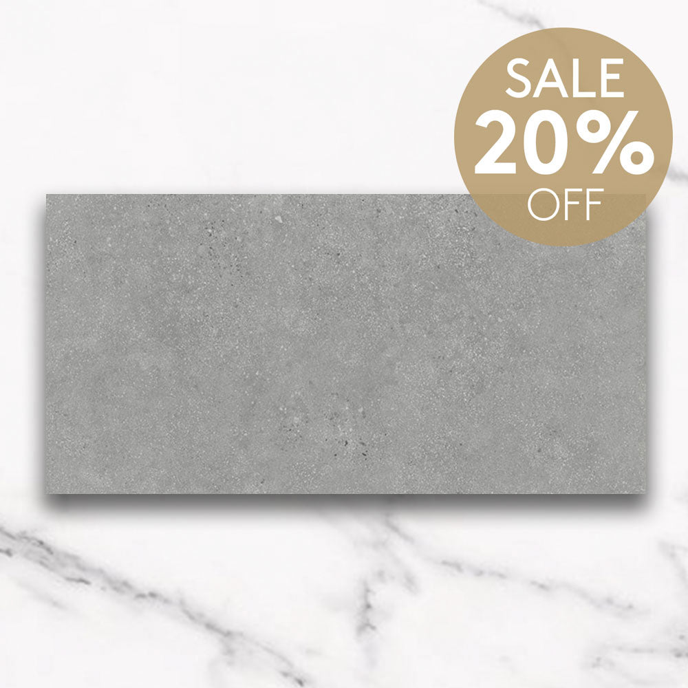 Galway Grey 300x600 Matt Concrete Look Porcelain Tile
