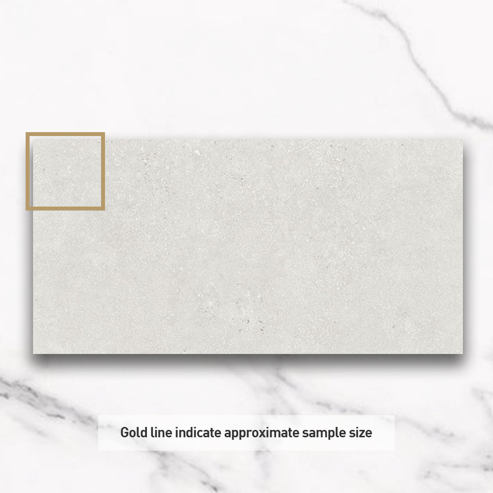 Galway White 300x600 Matt Concrete Look Porcelain Tile