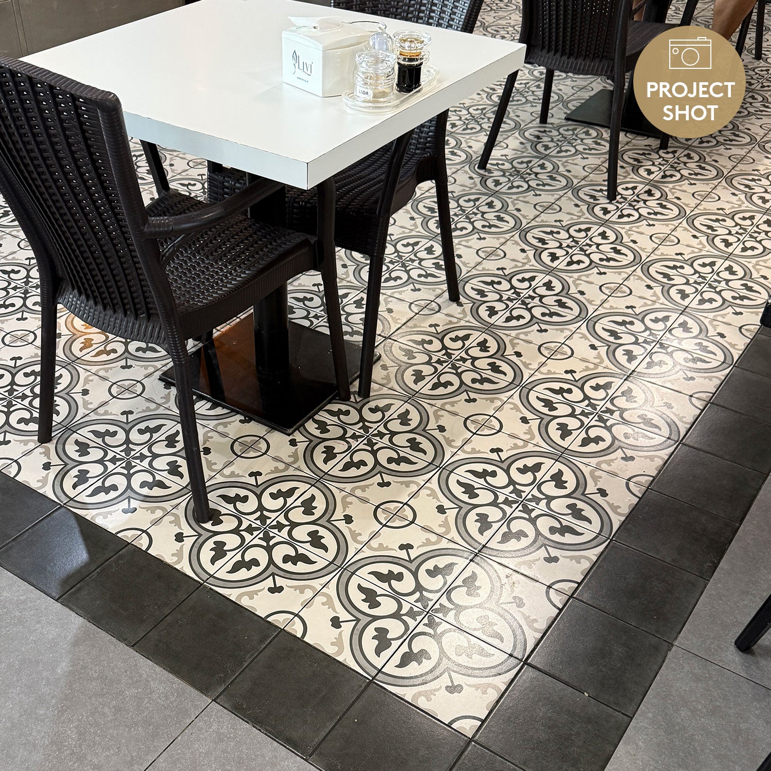 Heritage Medina Encaustic Look 200x200 Matt Tile