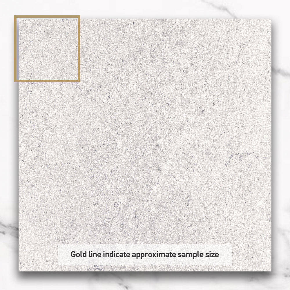 Harmony Ivory 450x450 Satin Ceramic Tile