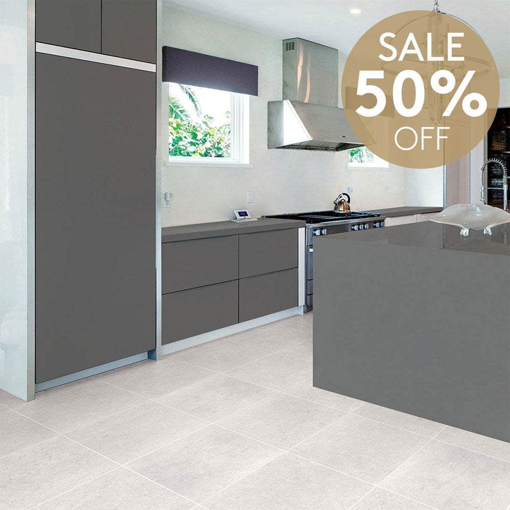 Harmony Ivory 450x450 Satin Ceramic Tile