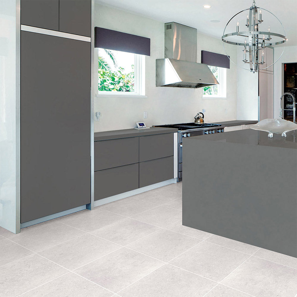 Harmony Ivory 450x450 Satin Ceramic Tile