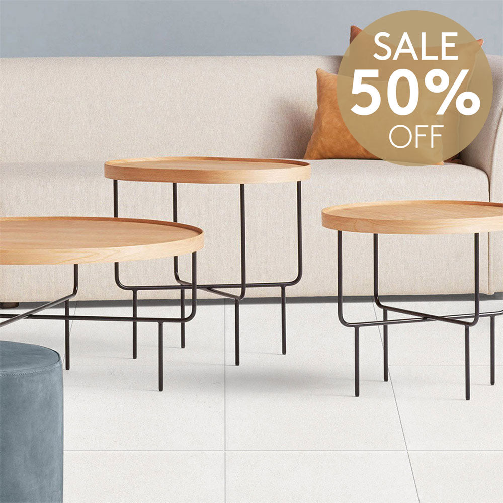 Harmony White 450x450 Outdoor Ceramic Tile