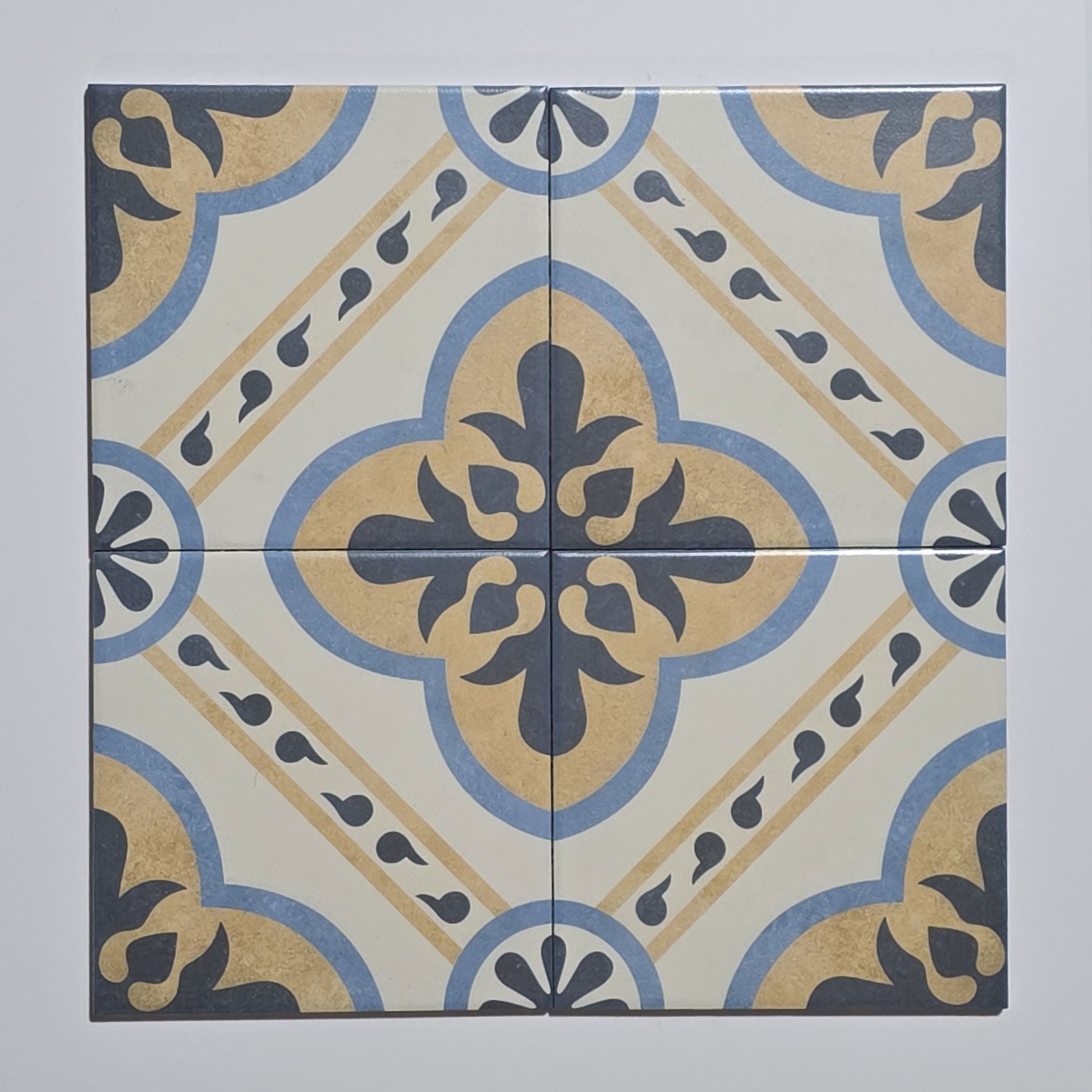 Heritage Merida Encaustic Look 200x200 Matt Tile