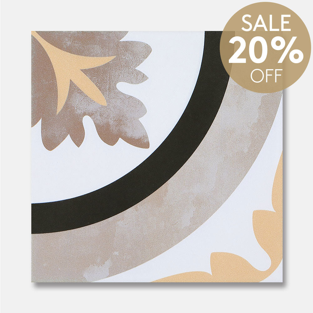 Heritage Aurelia Encaustic Look 200x200 Matt Tile