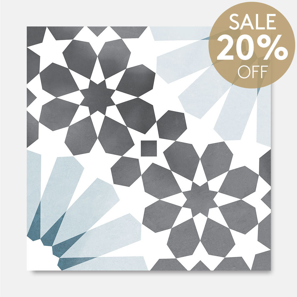 Heritage Bella Encaustic Look 200x200 Matt Tile