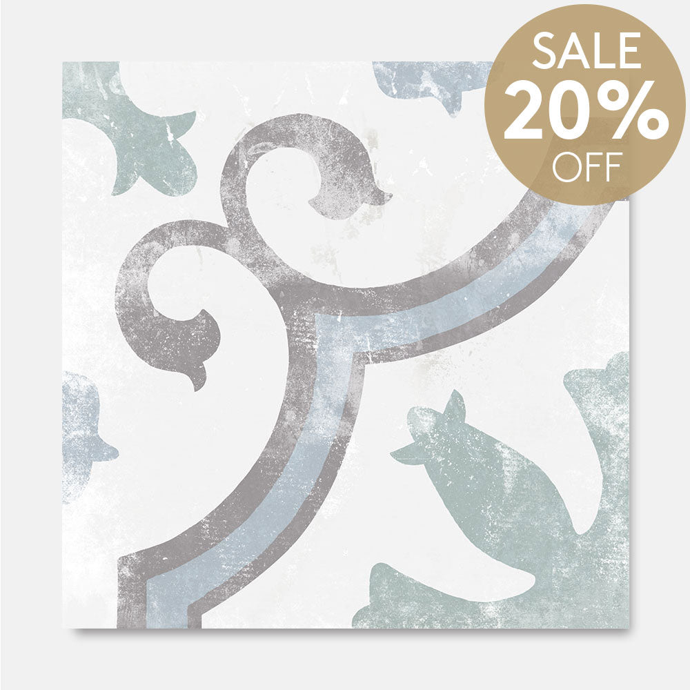 Heritage Bonita Encaustic Look 200x200 Matt Tile