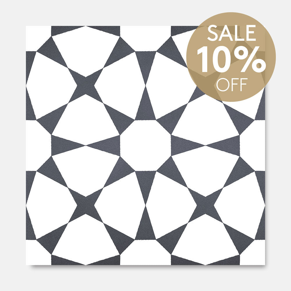 Heritage Magari Encaustic Look 200x200 Matt Tile