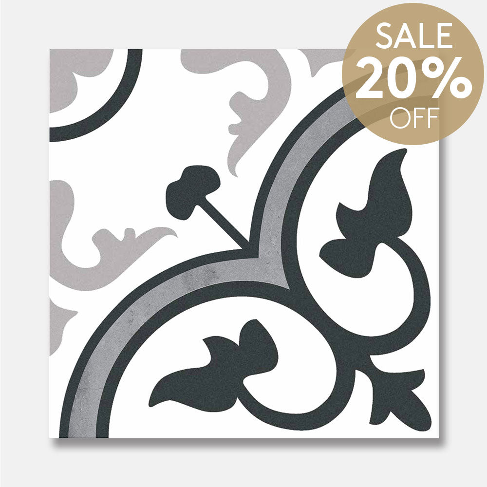 Heritage Medina Encaustic Look 200x200 Matt Tile