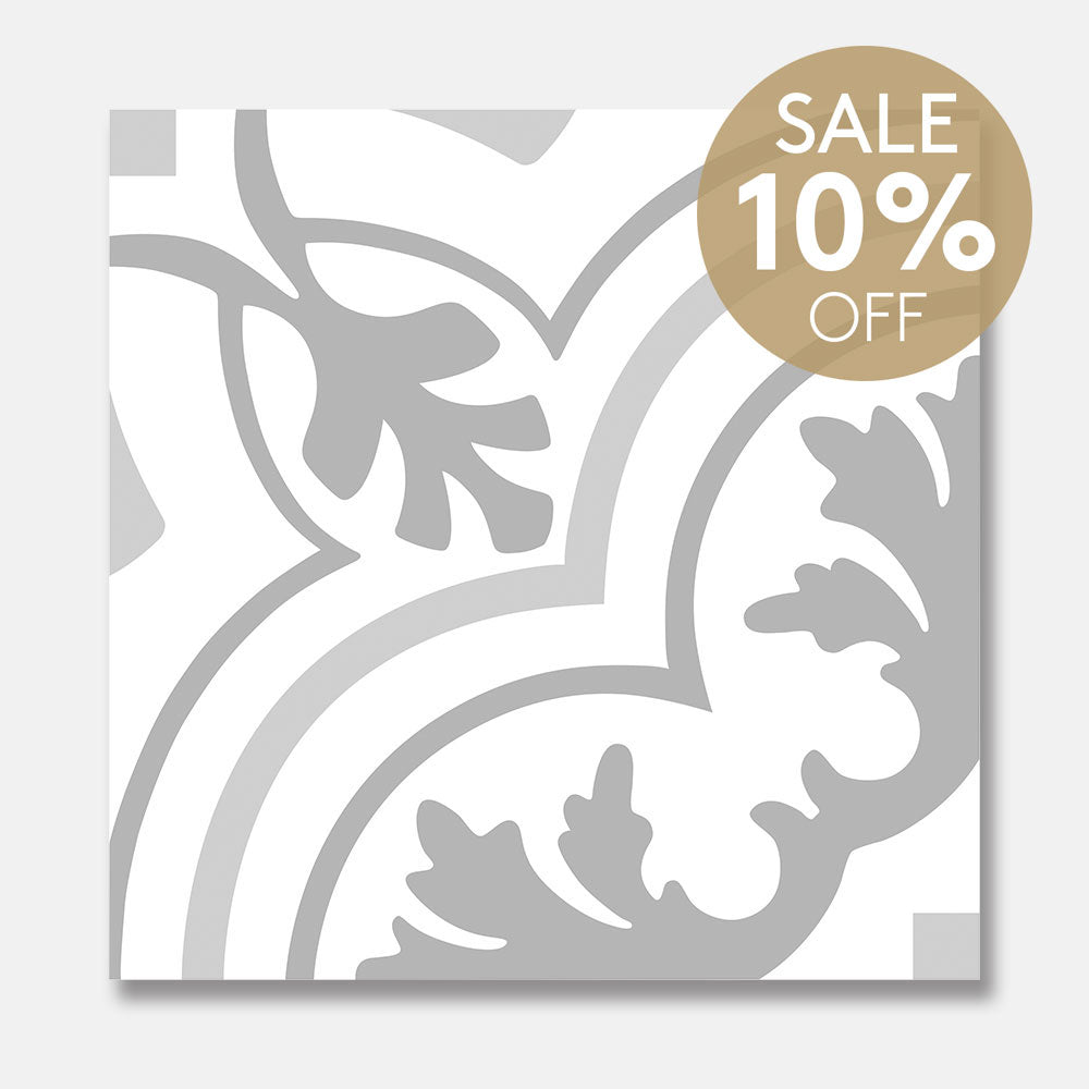 Heritage Muscat Encaustic Look 200x200 Matt Tile