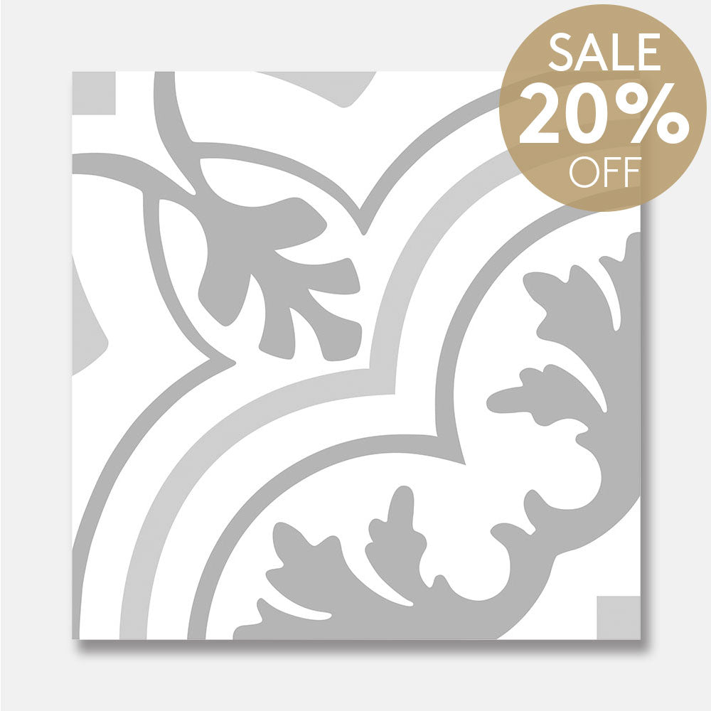 Heritage Muscat Encaustic Look 200x200 Matt Tile